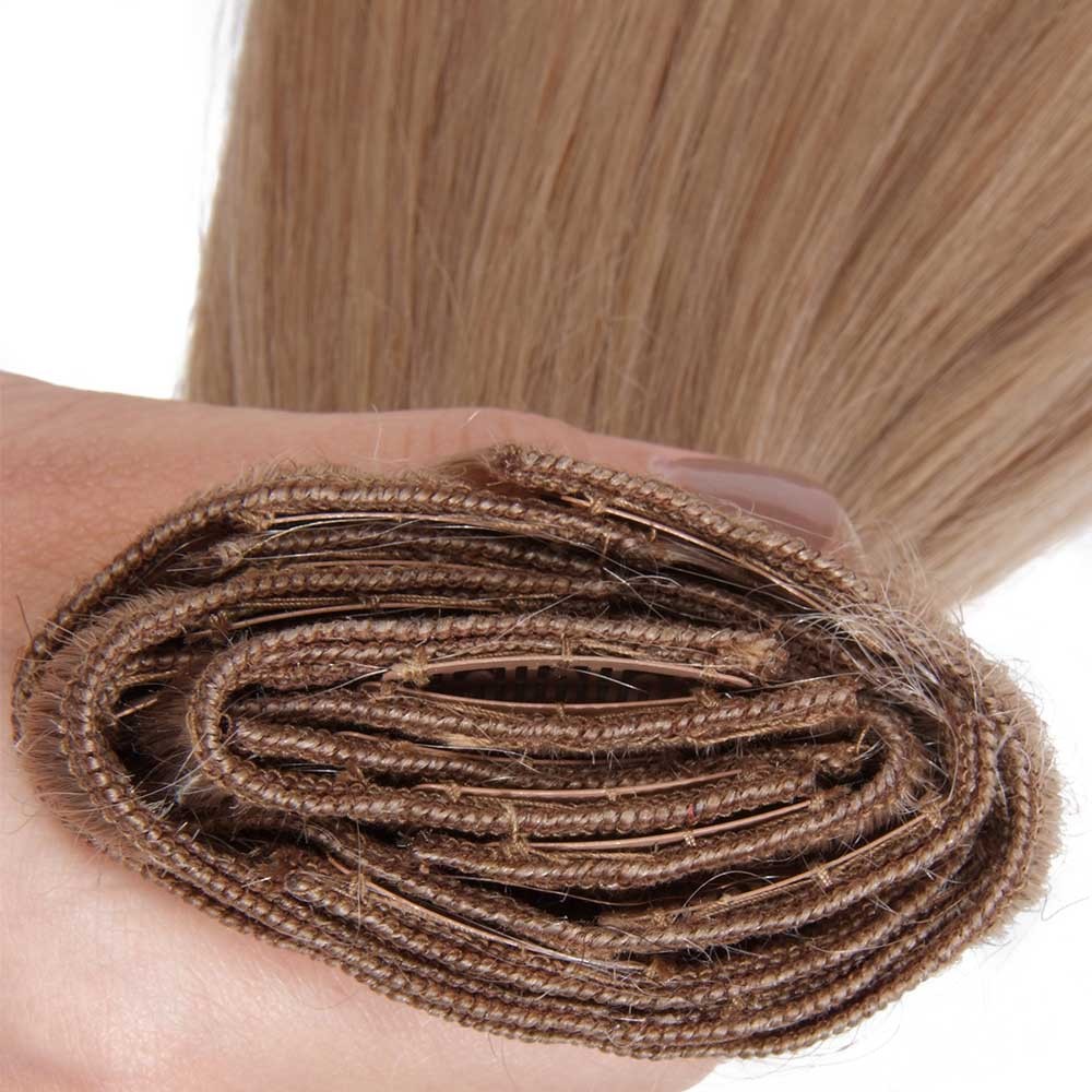 Idolra Clip In Real Human Hair Extensions Virgin Indian Natural Straight [98]